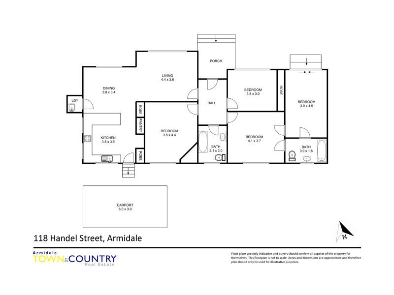 Armidale NSW 2350 Floorplan