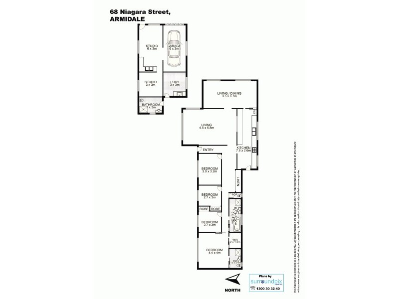 68 Niagara Street, Armidale NSW 2350 Floorplan