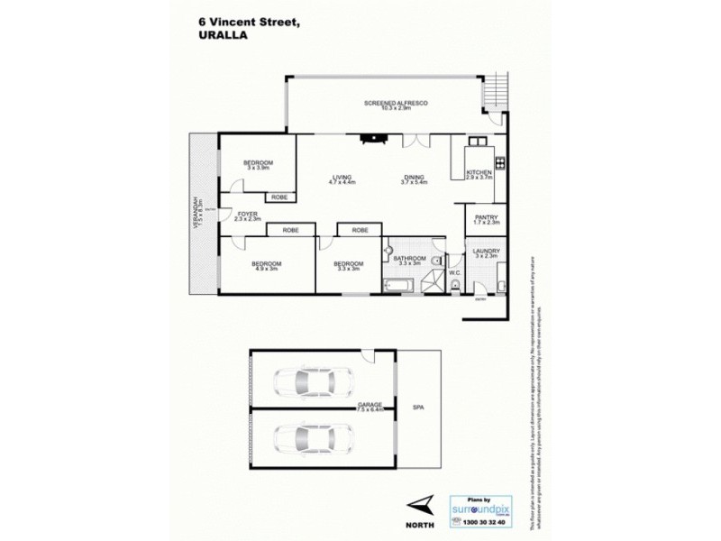 6 Vincent Street, Uralla NSW 2358 Floorplan
