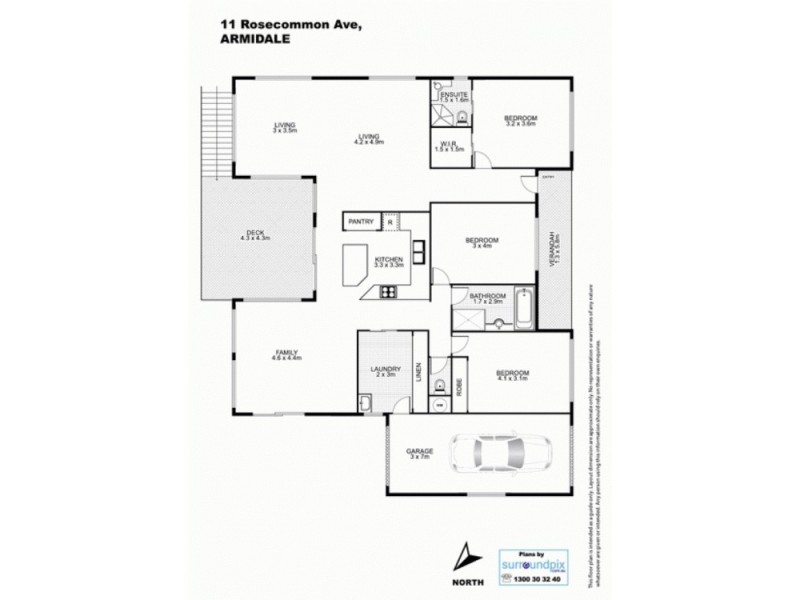 11 Rosecommon Avenue, Armidale NSW 2350 Floorplan