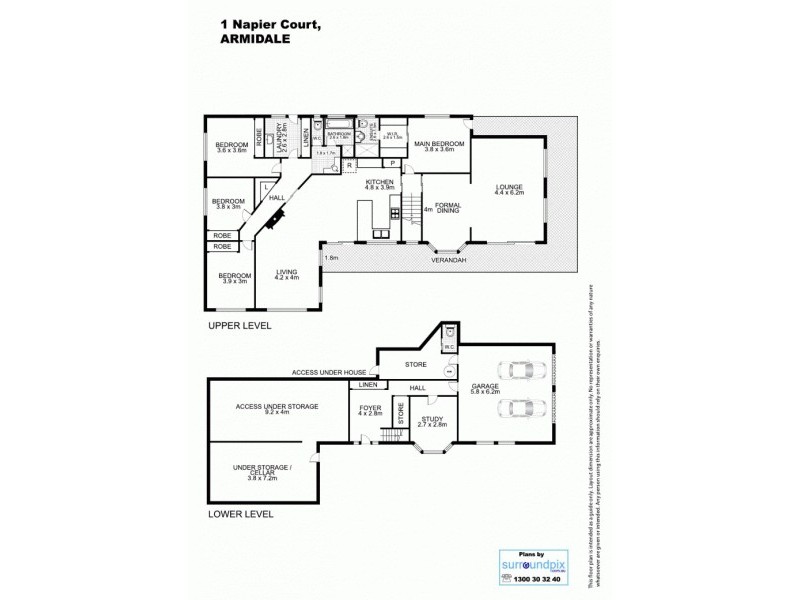1 Napier Court, Armidale NSW 2350 Floorplan