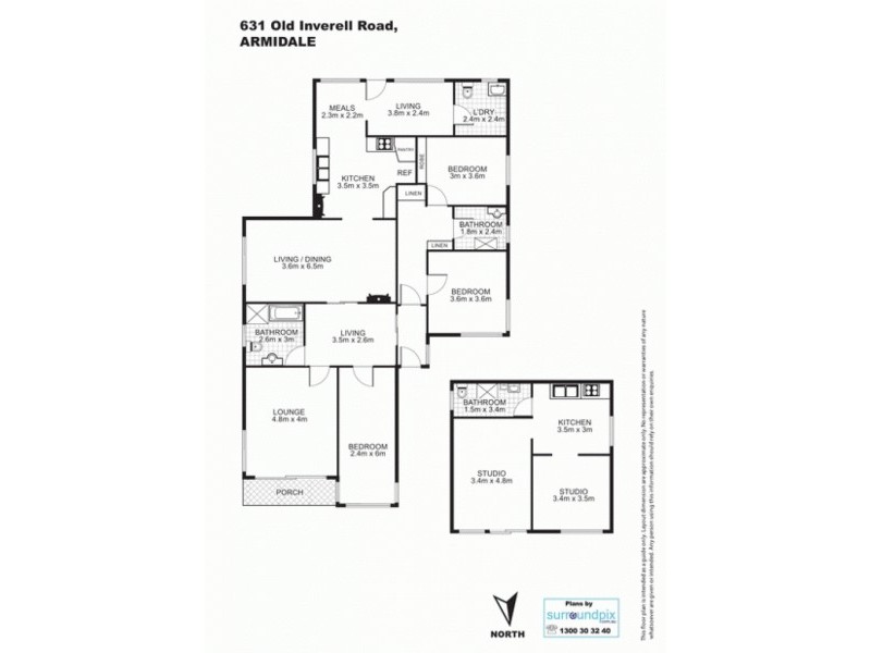 631 Old Inverell Road, Armidale NSW 2350 Floorplan