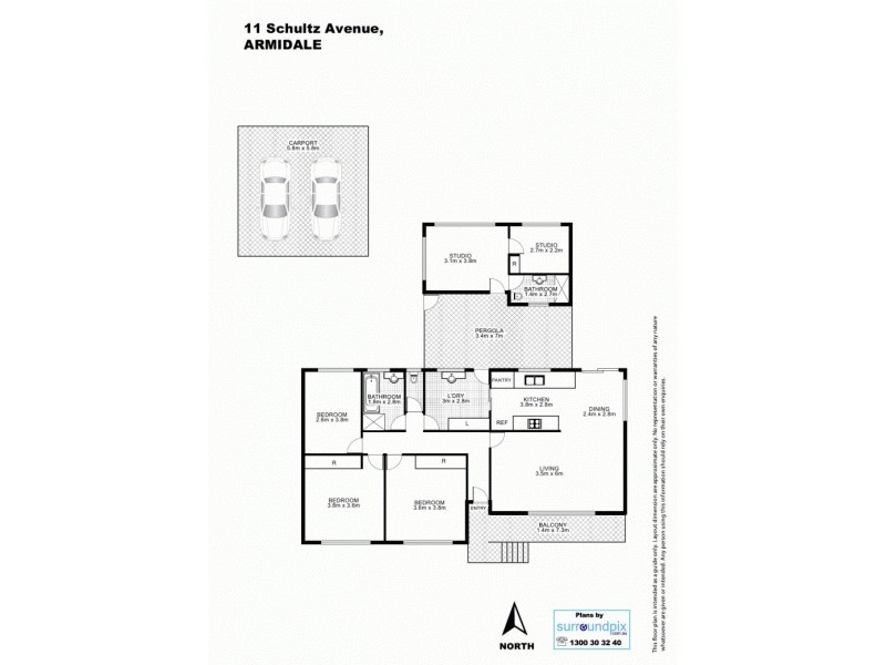 11 Schultz Avenue, Armidale NSW 2350 Floorplan