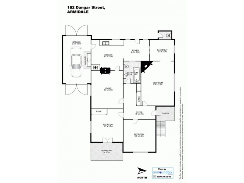 182 Dangar Street, Armidale NSW 2350 Floorplan