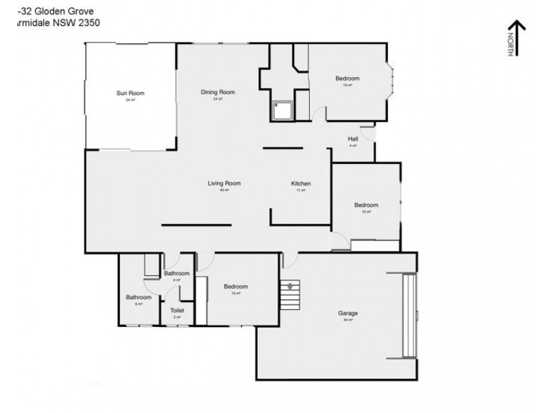 2/32 Golden Grove, Armidale NSW 2350 Floorplan