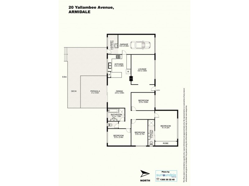 20 Yallambee Avenue, Armidale NSW 2350 Floorplan