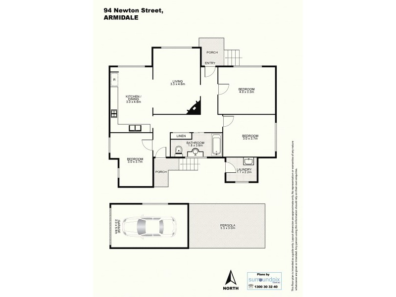 94 Newton Street, Armidale NSW 2350 Floorplan