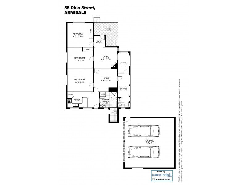 55 Ohio Street, Armidale NSW 2350 Floorplan