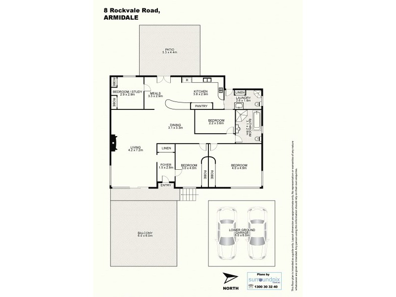 8 Rockvale Road, Armidale NSW 2350 Floorplan