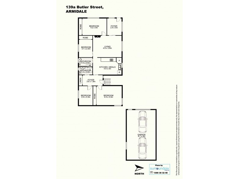 139a Butler Street, Armidale NSW 2350 Floorplan