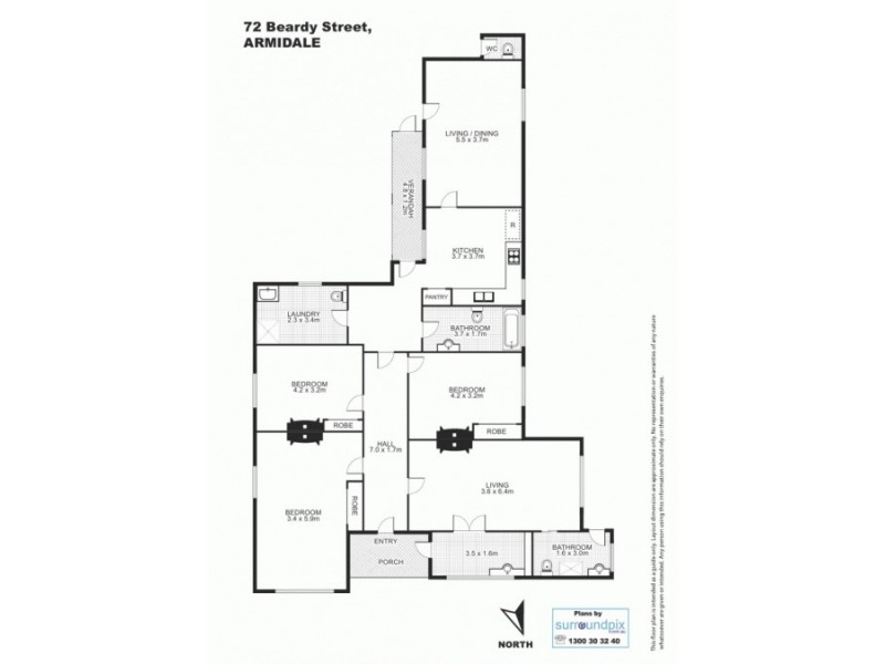 72 Beardy Street, Armidale NSW 2350 Floorplan