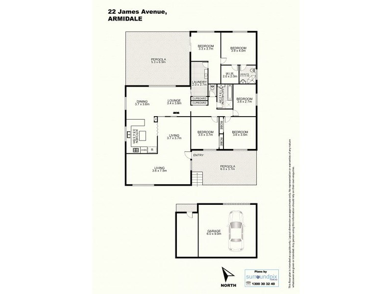 22 James Avenue, Armidale NSW 2350 Floorplan