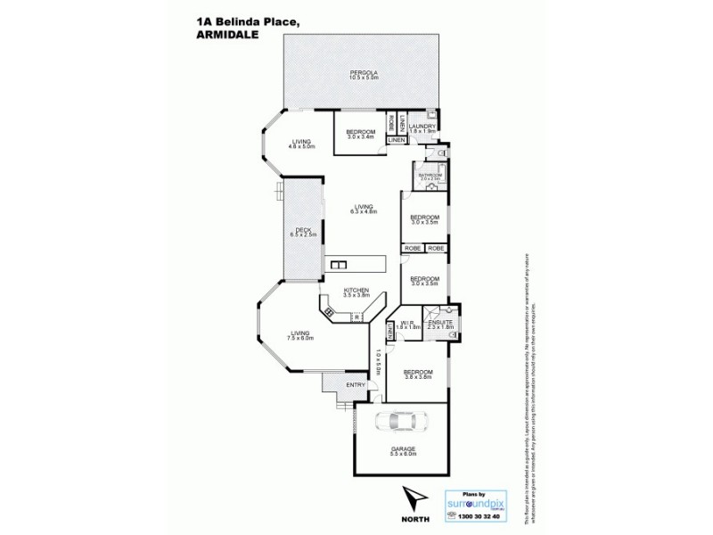 1a Belinda Place, Armidale NSW 2350 Floorplan