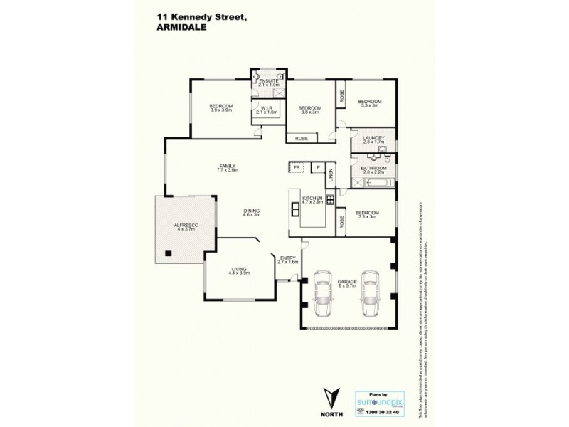 Armidale NSW 2350 Floorplan