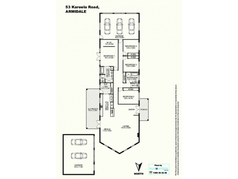 53 Kareela Road, Armidale NSW 2350 Floorplan