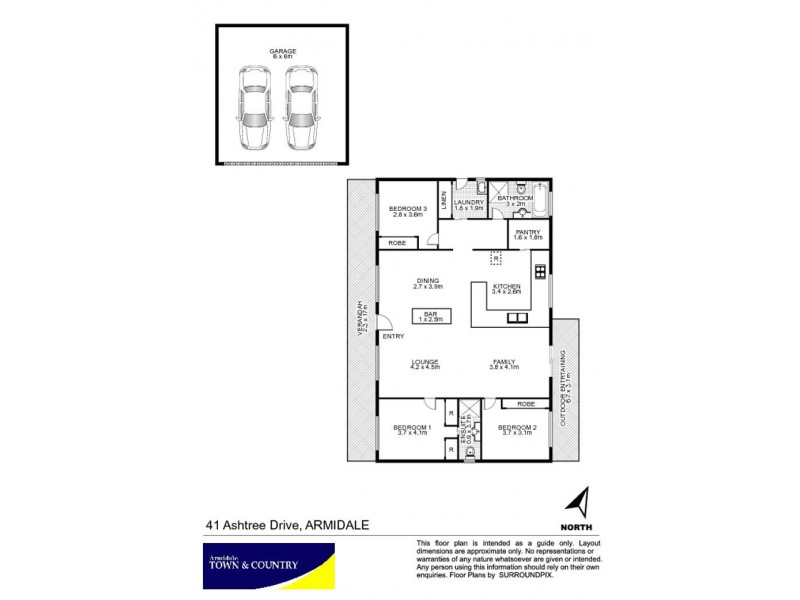 41 Ash Tree Drive, Armidale NSW 2350 Floorplan