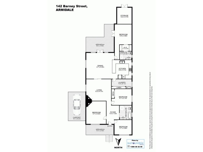 142 Barney Street, Armidale NSW 2350 Floorplan