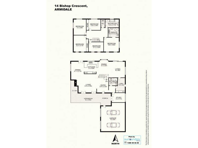 14 Bishop Crescent, Armidale NSW 2350 Floorplan