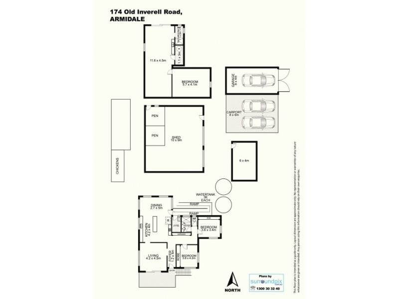 174 Old Inverell Road, Armidale NSW 2350 Floorplan
