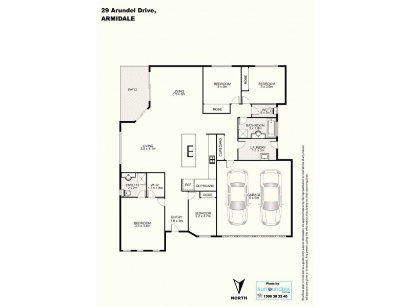 29 Arundel Drive, Armidale NSW 2350 Floorplan