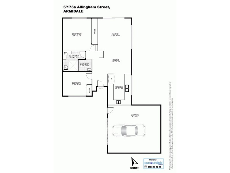 5/173a Allingham Street, Armidale NSW 2350 Floorplan