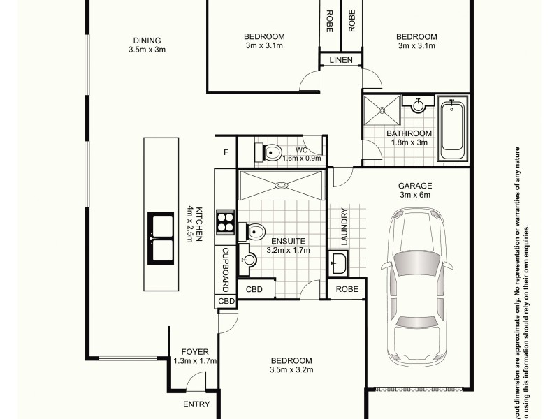 14 Grandview Crescent, Armidale NSW 2350 Floorplan