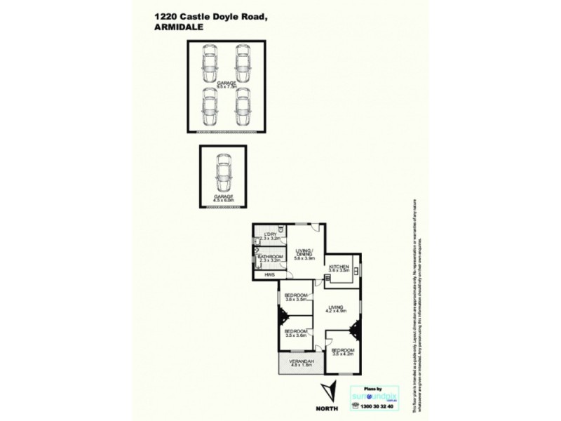 1220 Castledoyle Road, Armidale NSW 2350 Floorplan