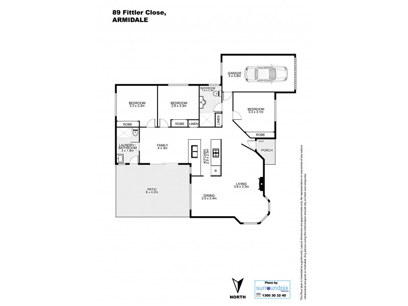 89 Fittler Close, Armidale NSW 2350 Floorplan