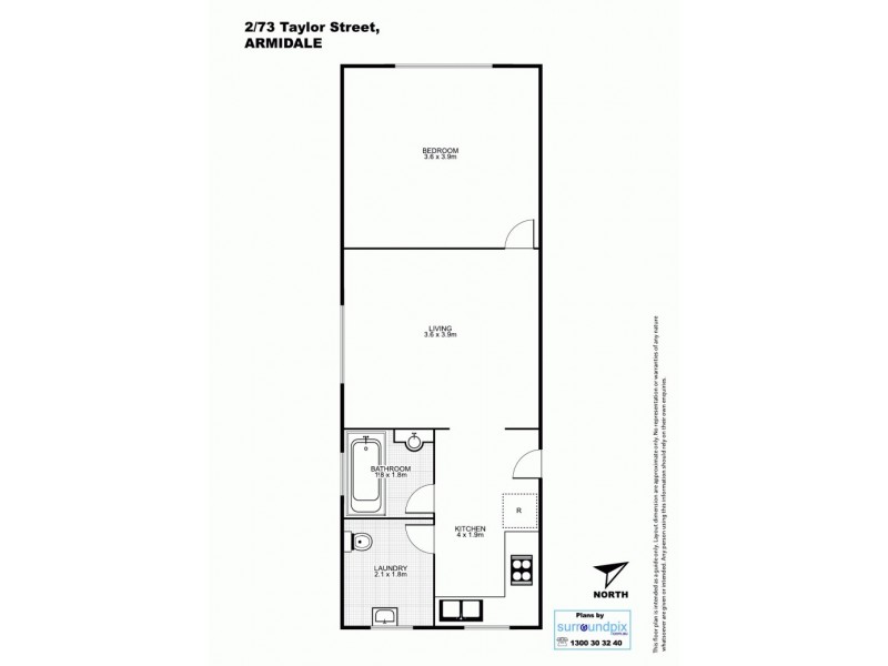1/73 Taylor Street, Armidale NSW 2350 Floorplan