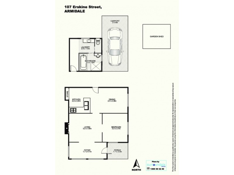107 Erskine Street, Armidale NSW 2350 Floorplan