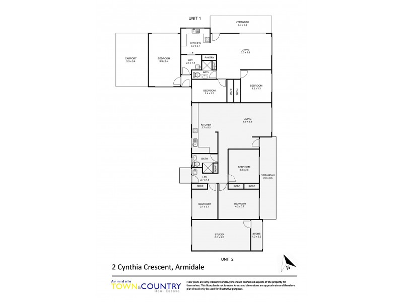 2 Cynthia Crescent, Armidale NSW 2350 Floorplan