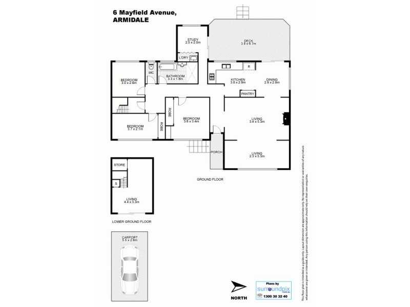 6 Mayfield Avenue, Armidale NSW 2350 Floorplan