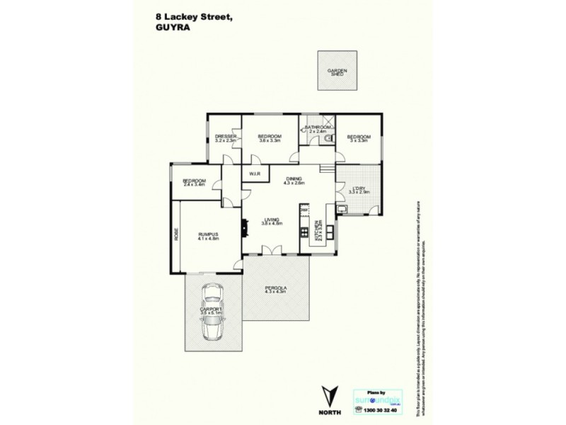 8 Lackey Street, Guyra NSW 2365 Floorplan