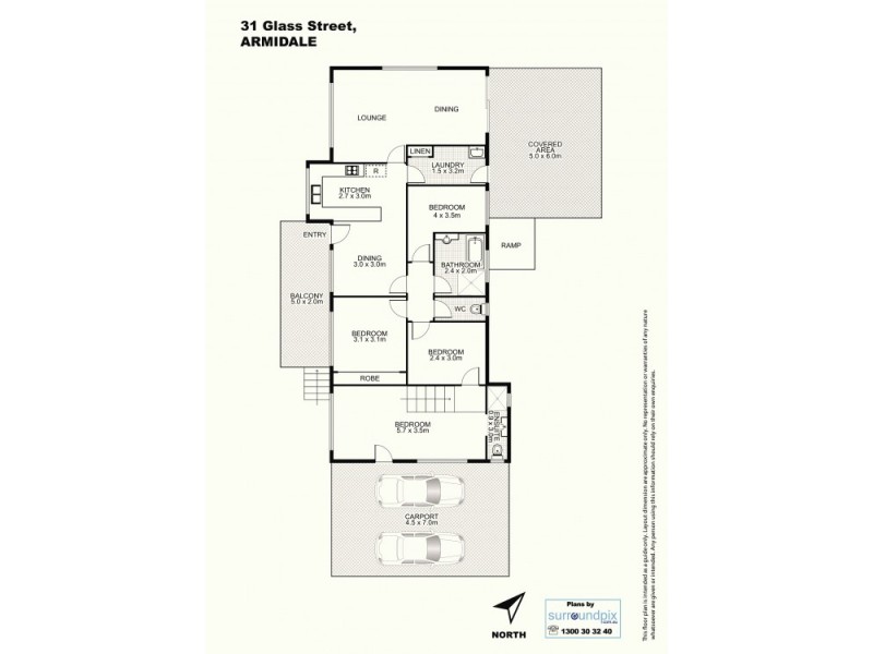31 Glass St, Armidale NSW 2350 Floorplan