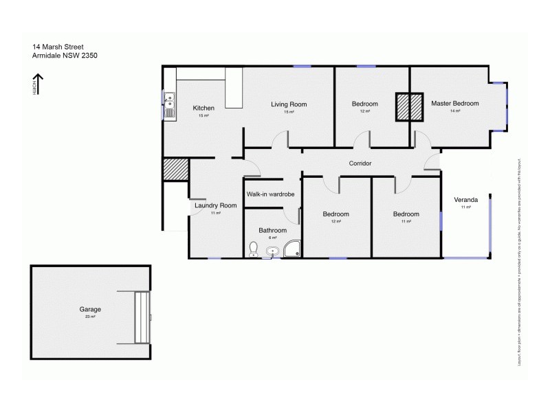 14 Marsh Street, Armidale NSW 2350 Floorplan