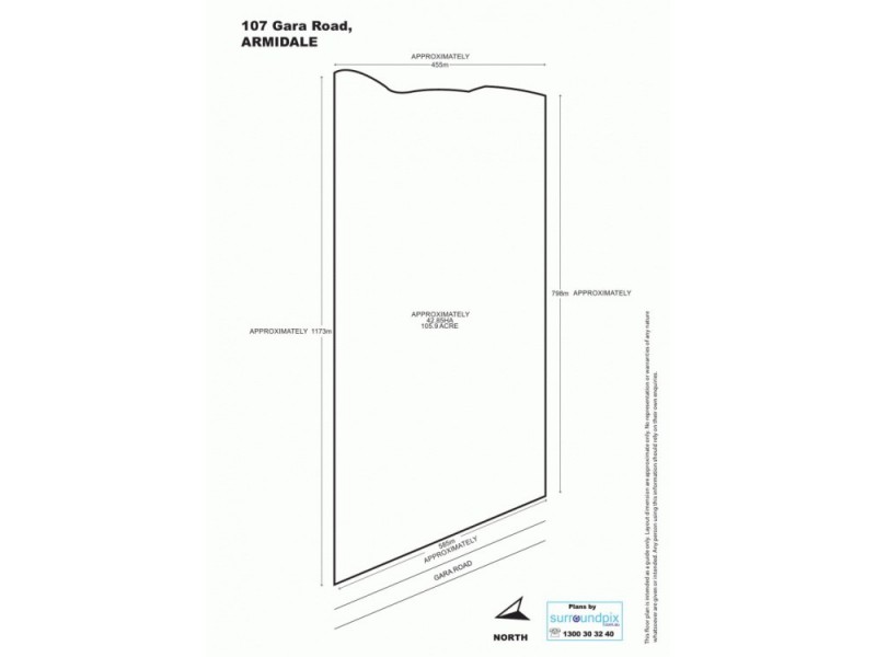107 Gara Road, Armidale NSW 2350 Floorplan