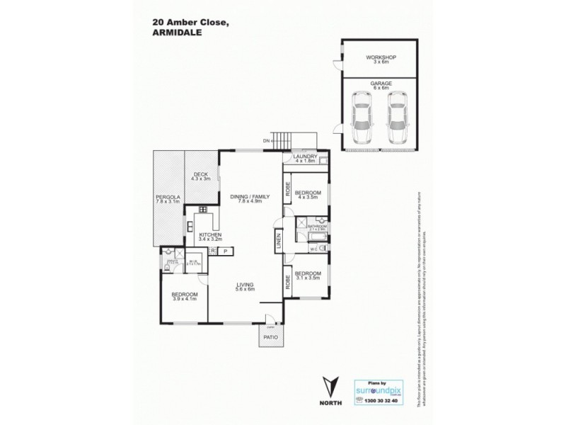 20 Amber Close, Armidale NSW 2350 Floorplan
