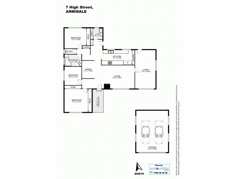 7 High Street, Armidale NSW 2350 Floorplan