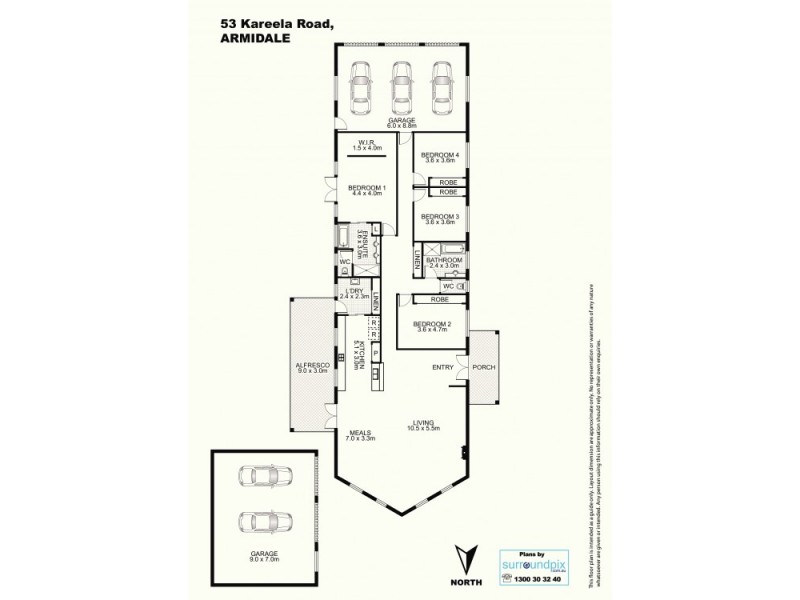 53 Kareela Road, Armidale NSW 2350 Floorplan