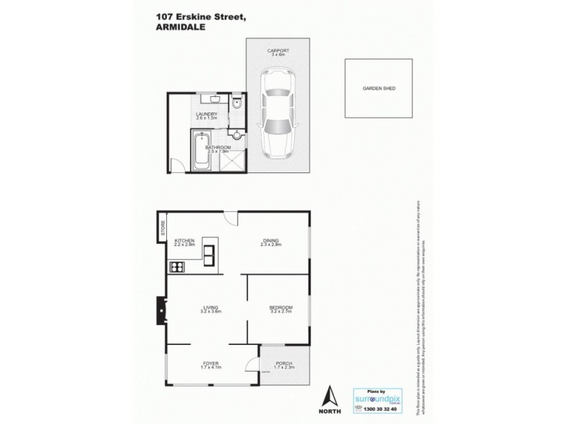 107 Erskine Street., Armidale NSW 2350 Floorplan