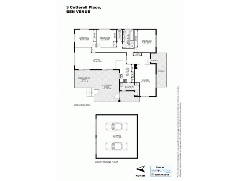 3 Cotterell Place, Armidale NSW 2350 Floorplan