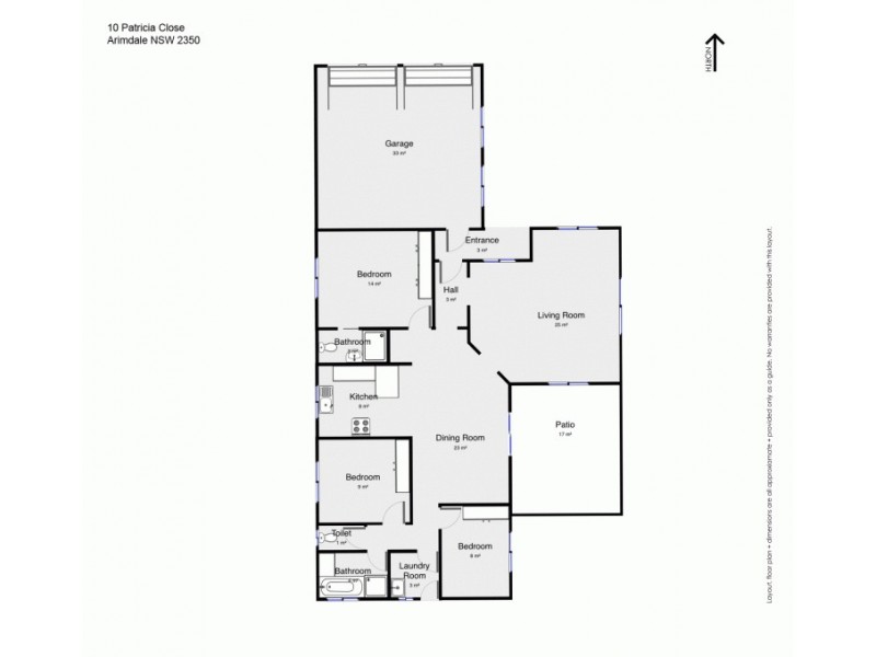 10 Patricia Close, Armidale NSW 2350 Floorplan