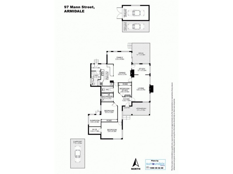 97 Mann Street., Armidale NSW 2350 Floorplan