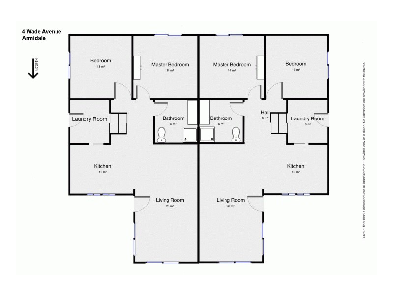 1 & 2/4 Wade Avenue, Armidale NSW 2350 Floorplan