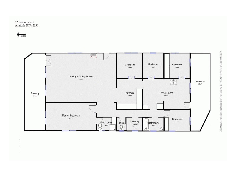 97 Newton Street, Armidale NSW 2350 Floorplan
