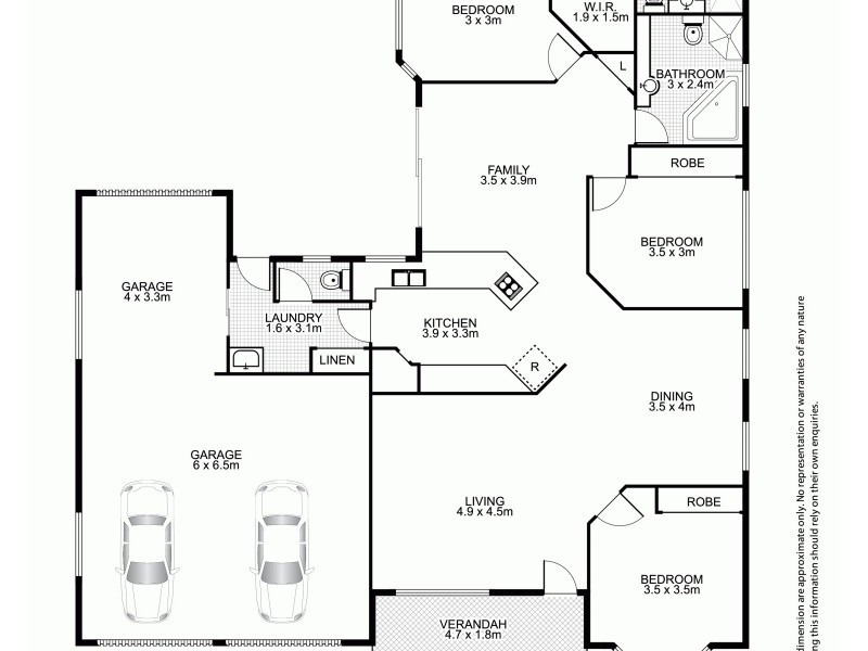 9 Norris Drive, Armidale NSW 2350 Floorplan