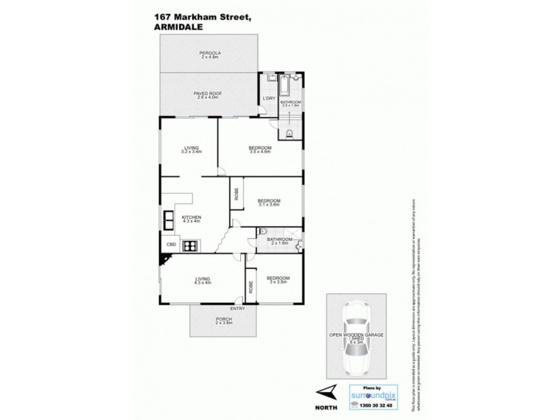 167 Markham Street, Armidale NSW 2350 Floorplan