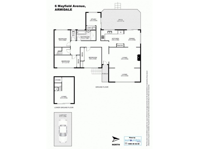 6 Mayfield Avenue, Armidale NSW 2350 Floorplan