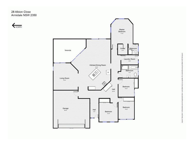 28 Albion Close, Armidale NSW 2350 Floorplan