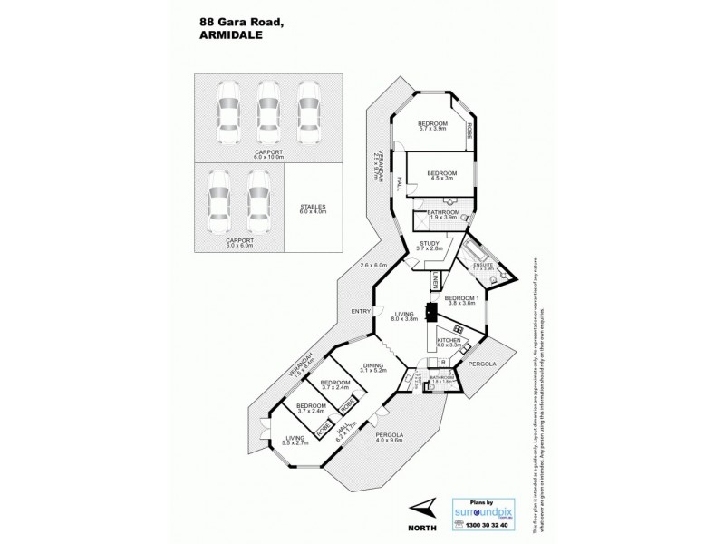 88 Gara Road, Armidale NSW 2350 Floorplan